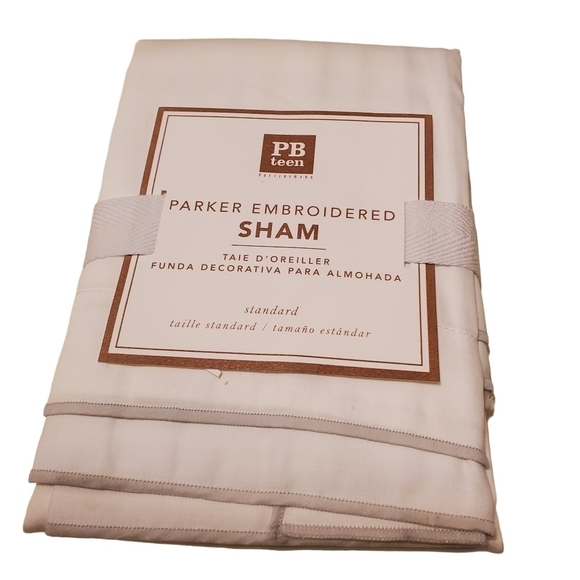Pottery Barn Teen Other - Pottery Barn Teen Parker Embroidered Sham